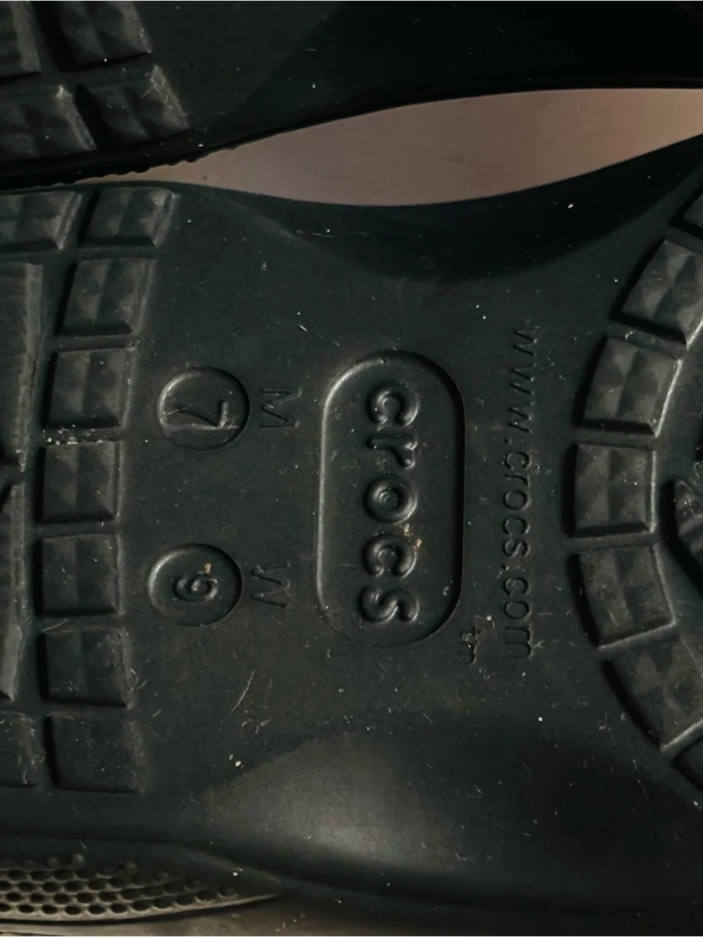 CROCS Men’s Black Slide Sandal with Logo